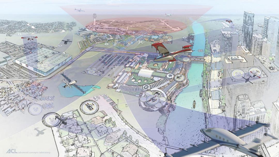 Uber flying taxi / تاکسی پرنده اوبر