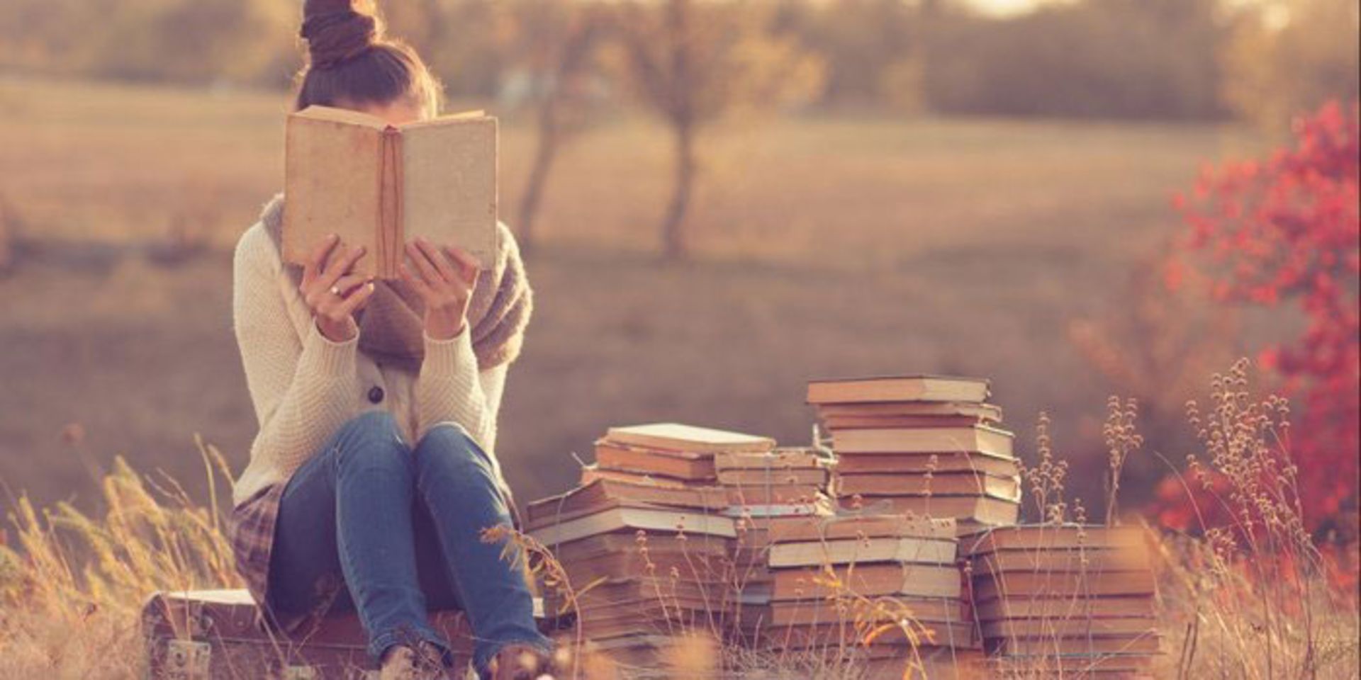 reading book