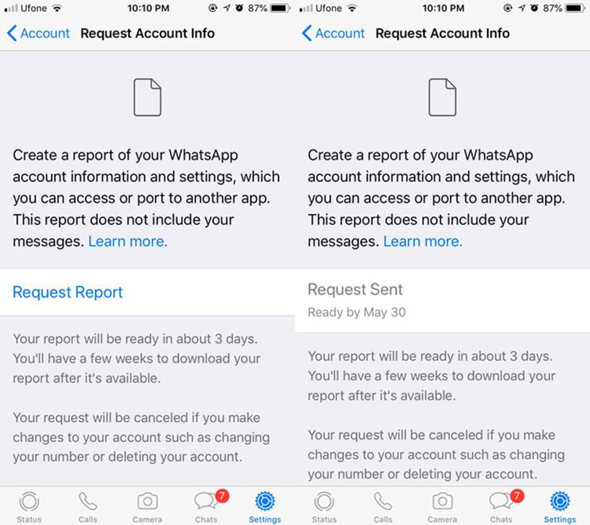 تنظیمات واتسپ / WhatsApp Settings