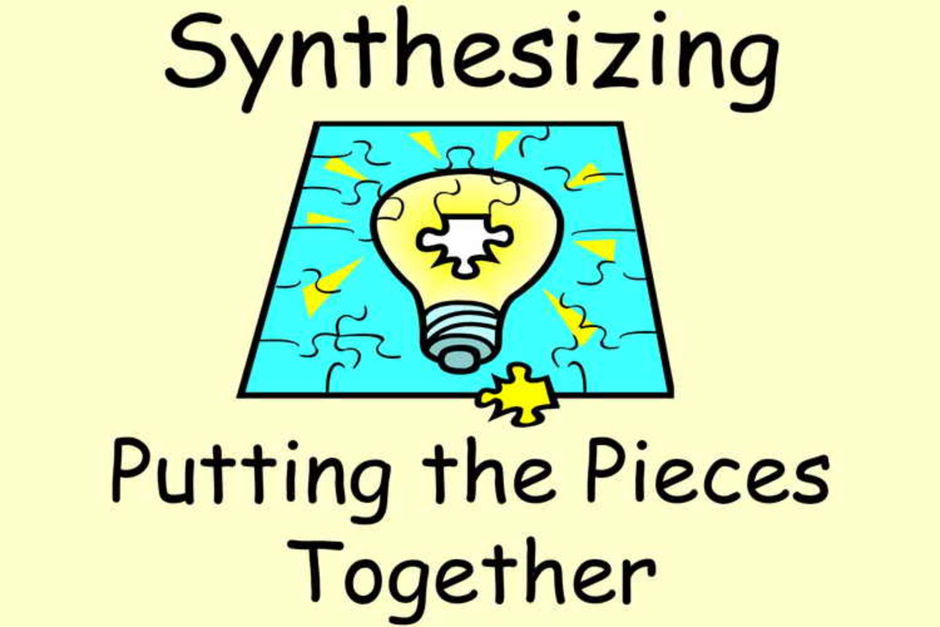  synthesize what you have learned