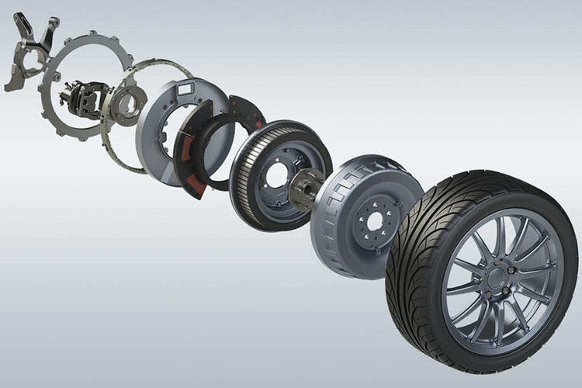 Elaphe in-wheel plug-and-play electric motor / موتور الکتریکی داخل چرخ