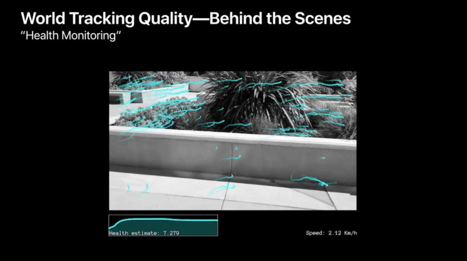 ARKit World Tracking Health Monitoring