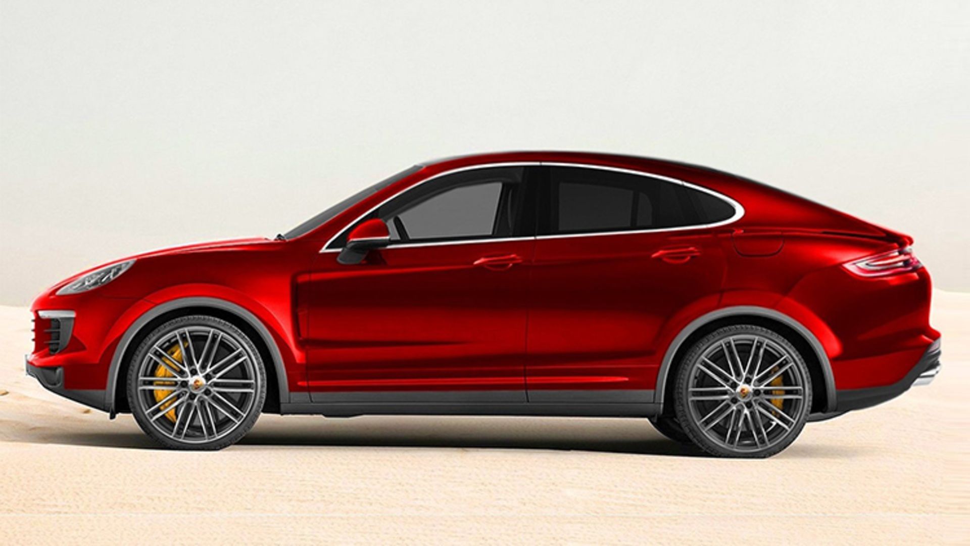 porsche cayenne coupe render