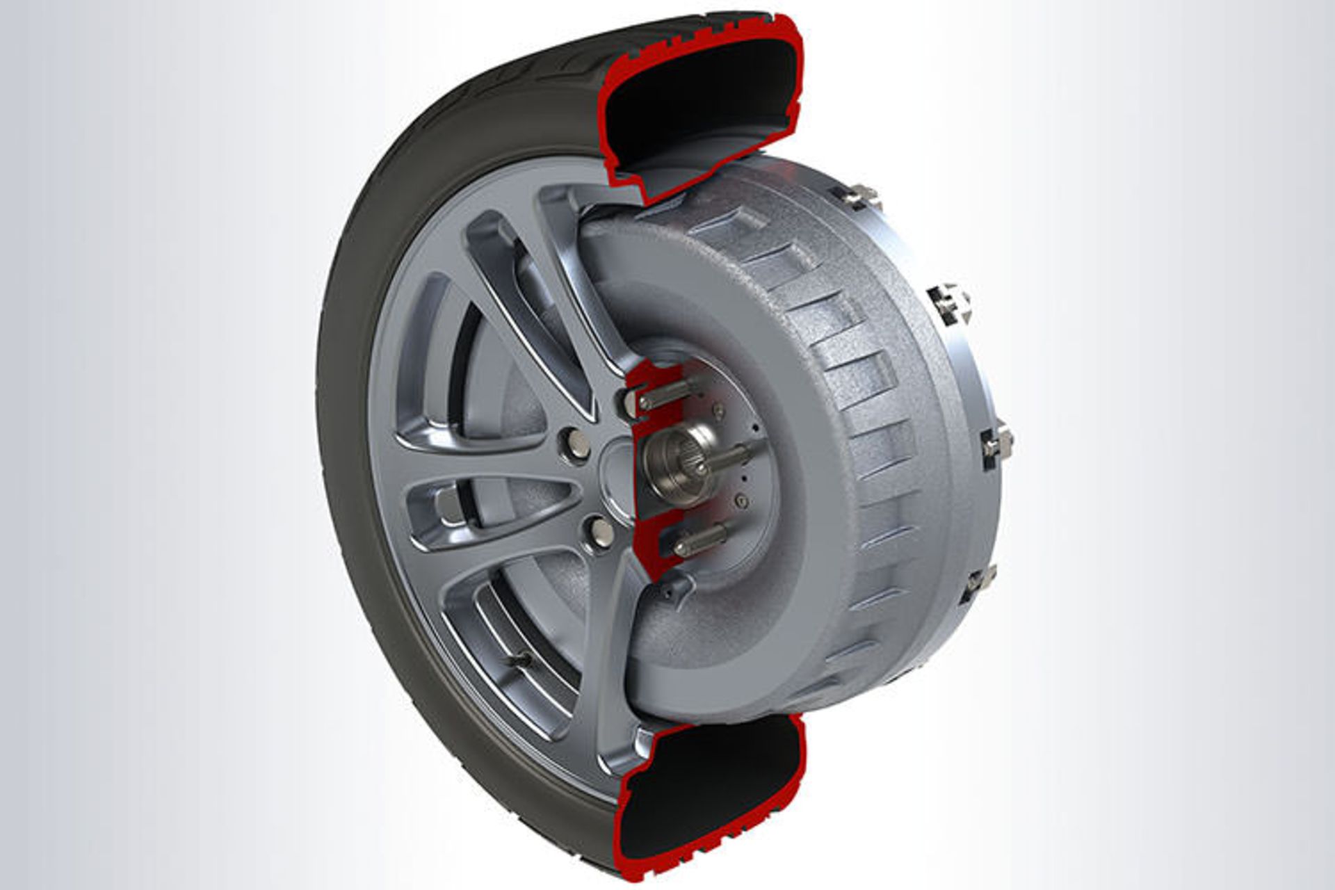Elaphe in-wheel plug-and-play electric motor / موتور الکتریکی داخل چرخ