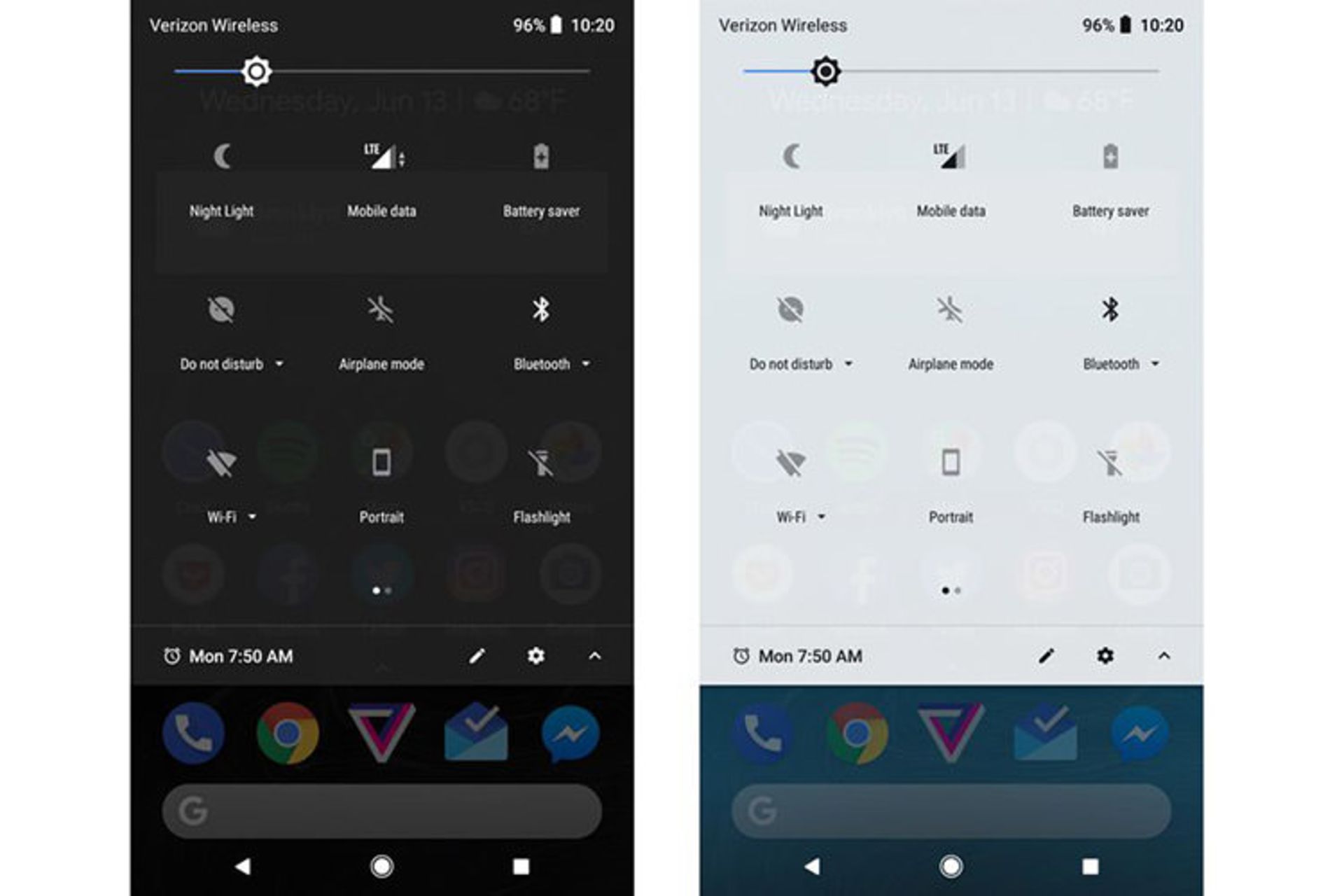 تم تیره اندروید / Android Dark Theme