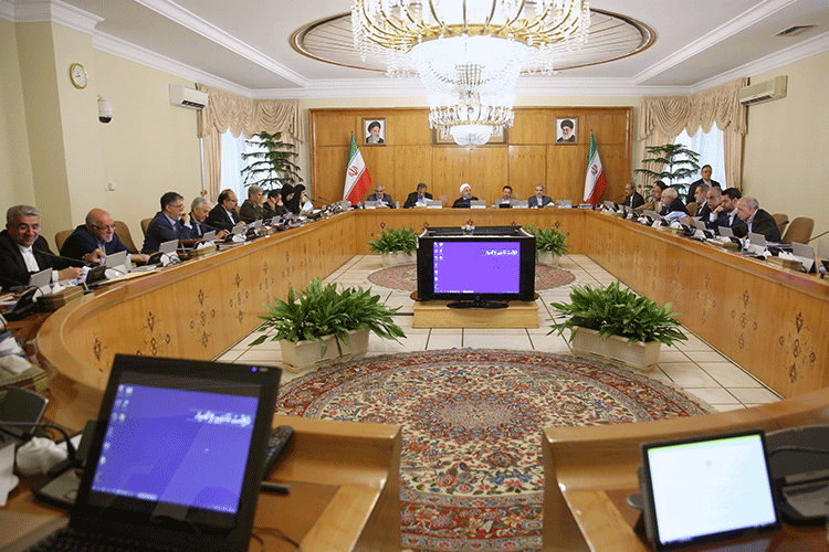 جلسه هیئت وزیران دولت دوازدهم