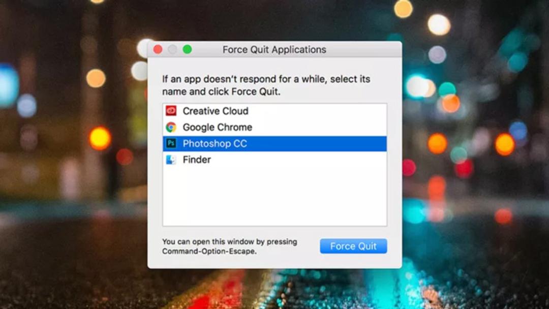 Force Quit