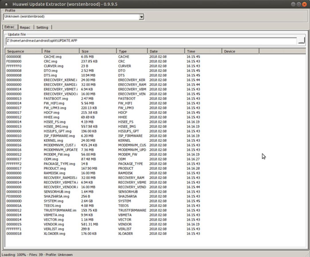 huawei update extractor