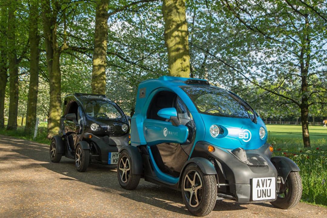 self-driving Renault Twizy / خودروی خودران رنو توئیزی