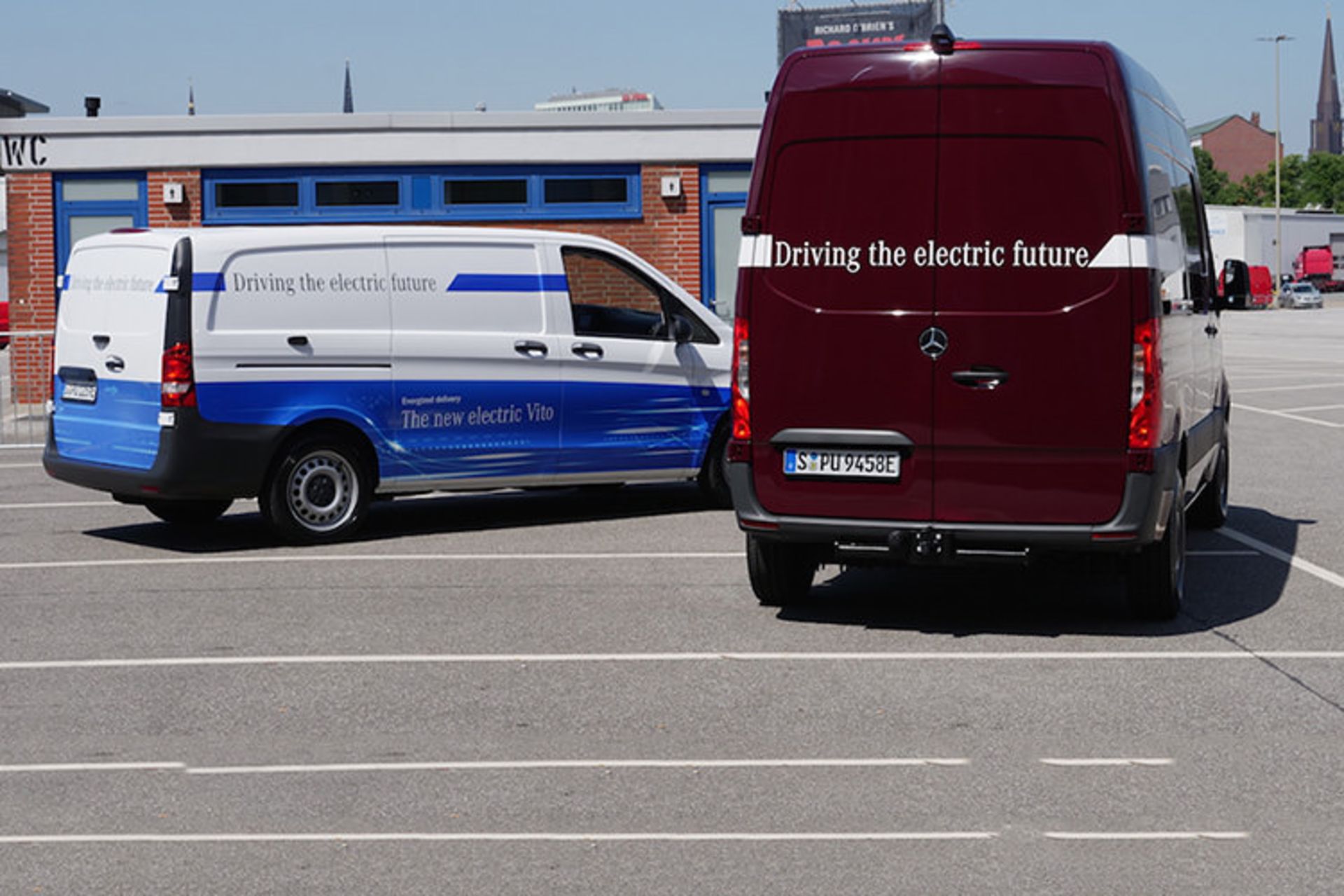 Mercedes-Benz electric van / ون الکتریکی مرسدس بنز