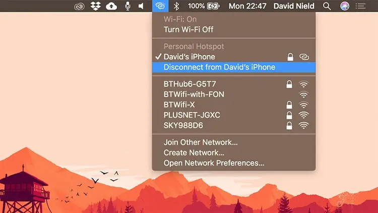 Tether your iPhone