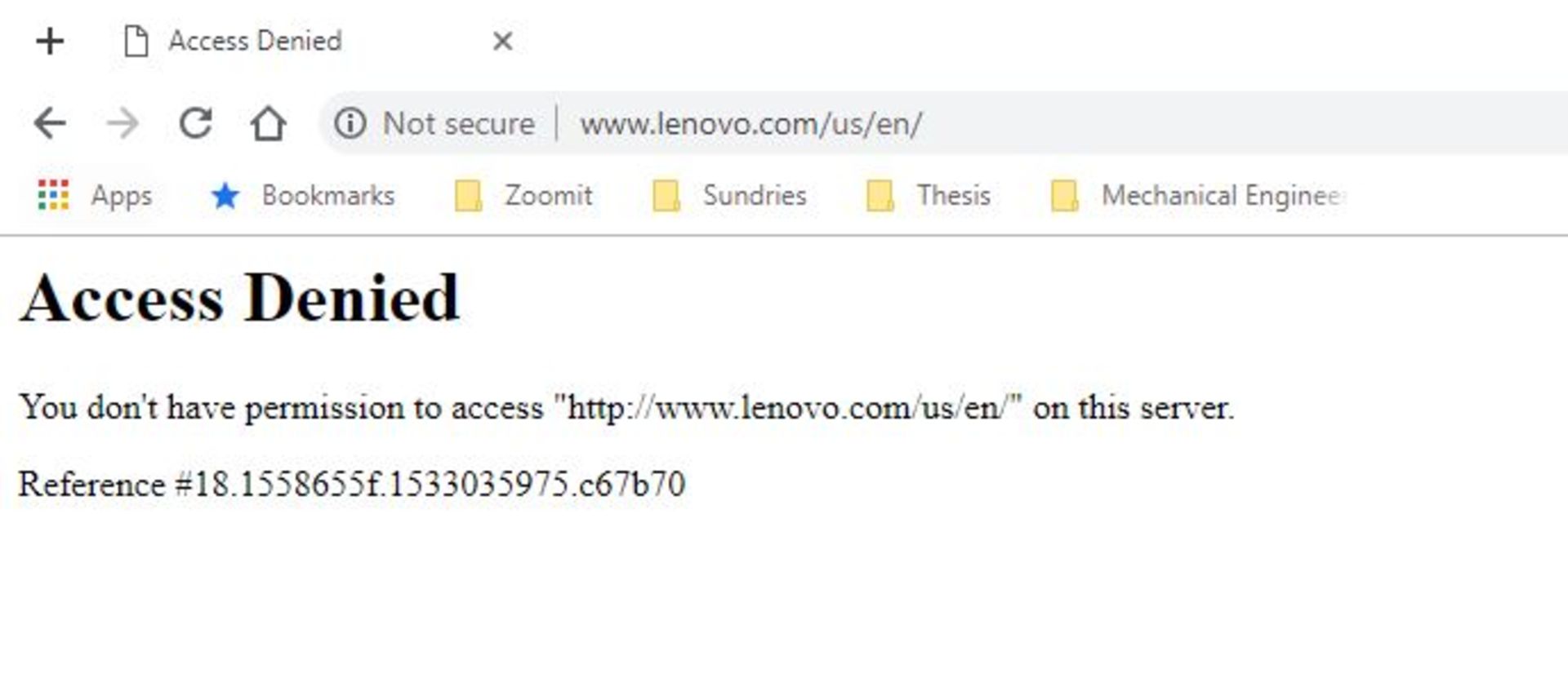 قطع دسترسی کاربران ایرانی به سایت لنوو