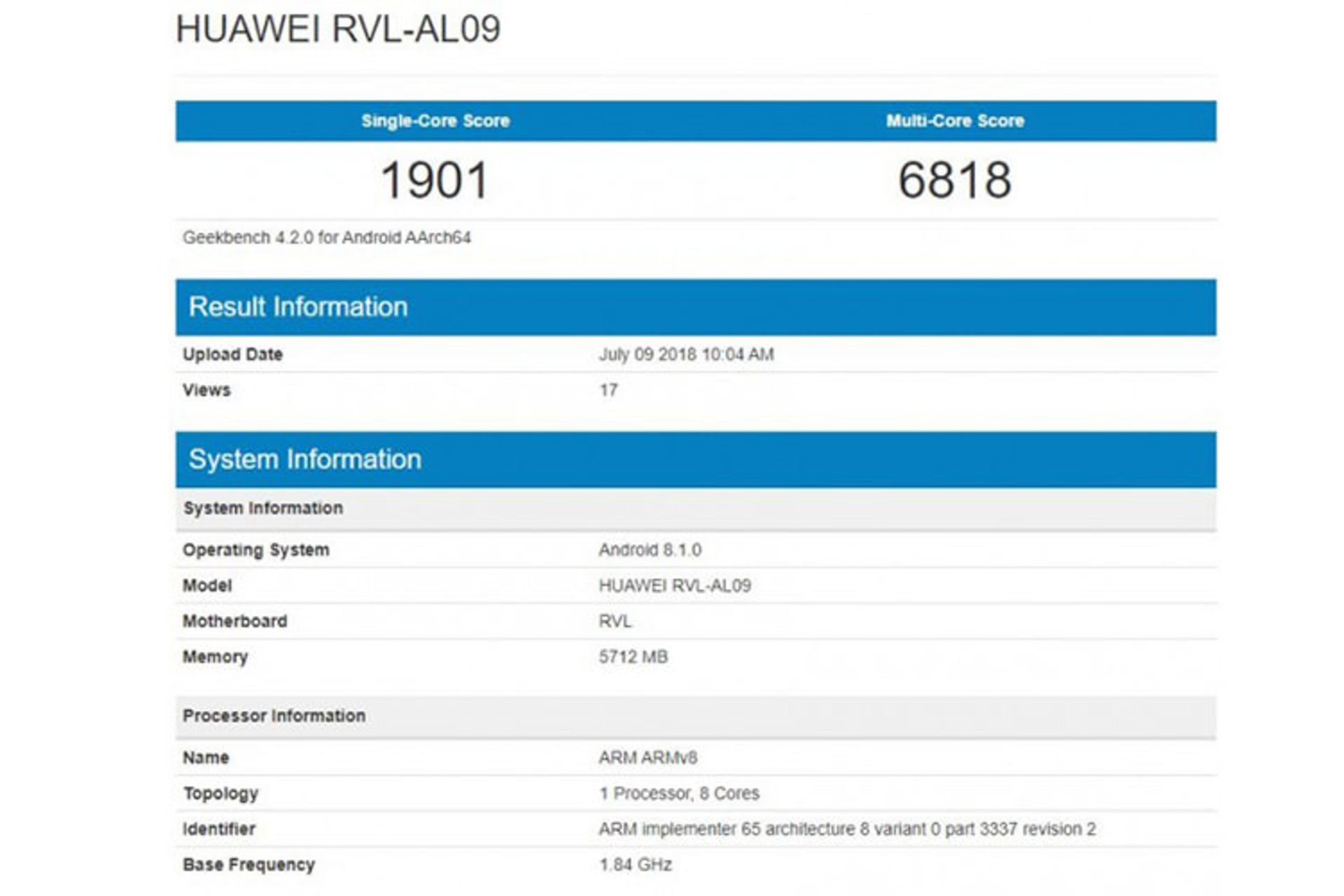 آنر نوت ۱۰ بنچمارک/honor note 10 benchmarck