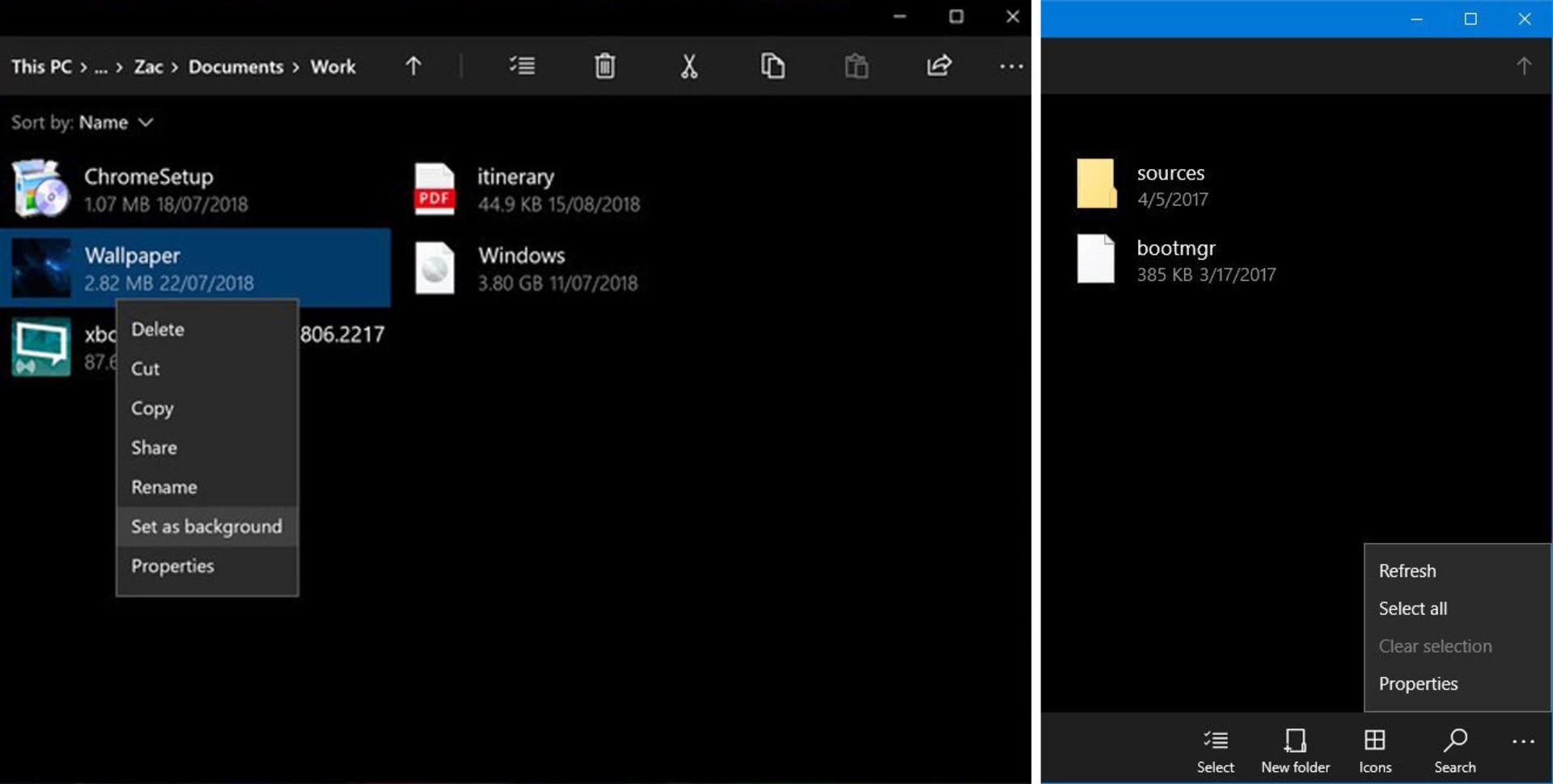 Universal Windows File Manager / اپلیکیشن یونیورسال مدیریت فایل ویندوز