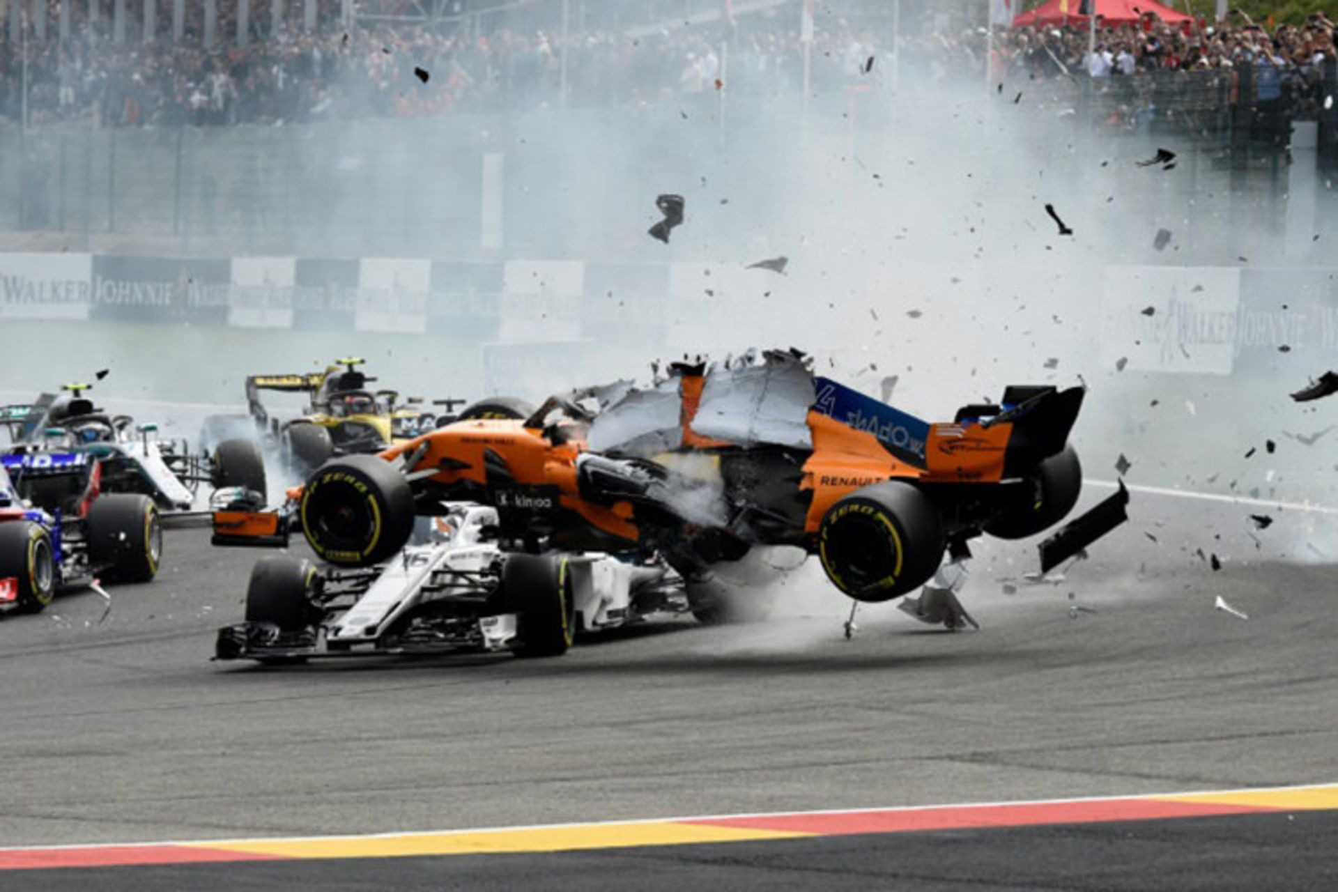 تصادف فرمول یک