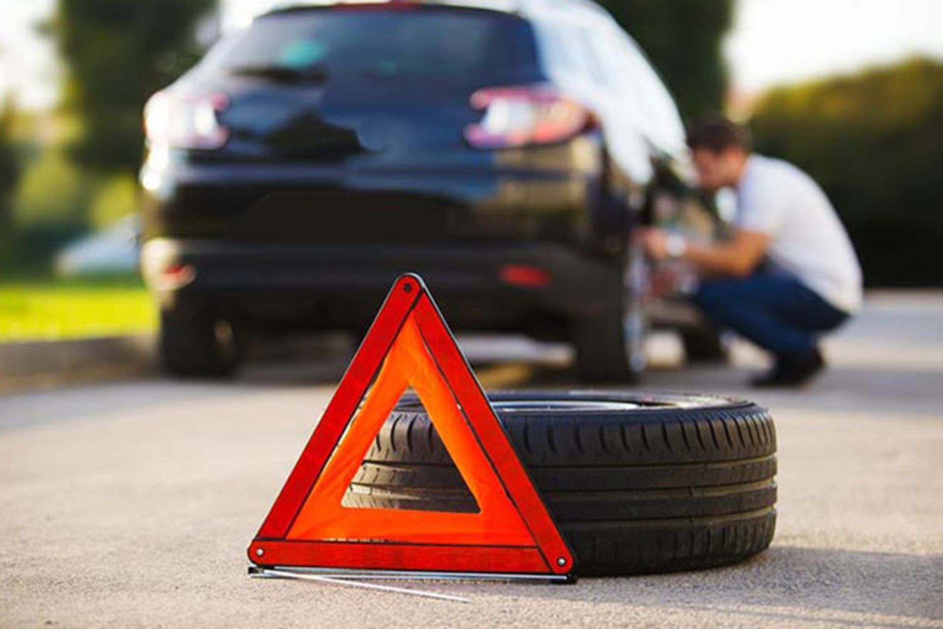 ترکیدن تایر لاستیک 