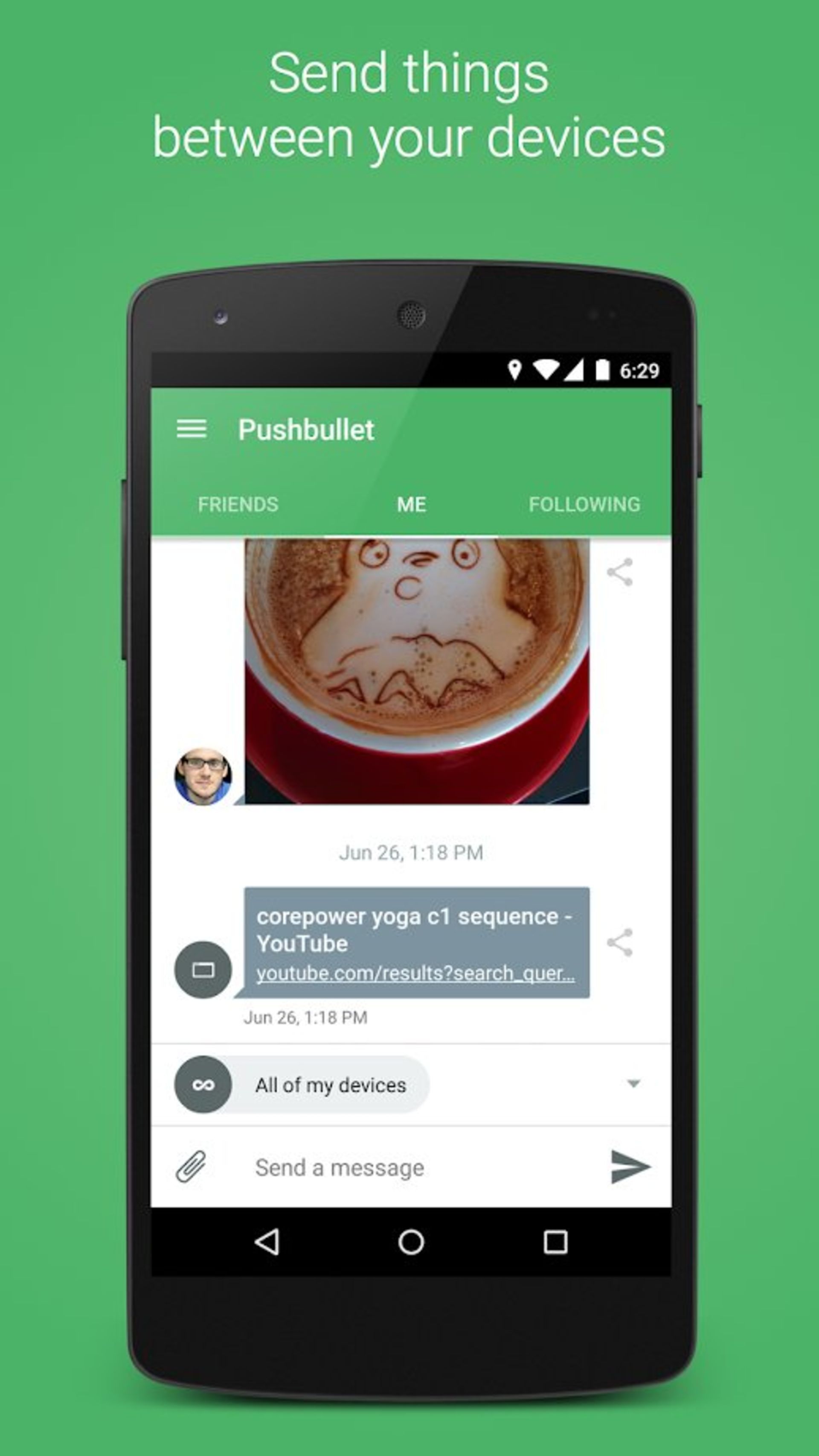 Pushbullet / زوم اپ