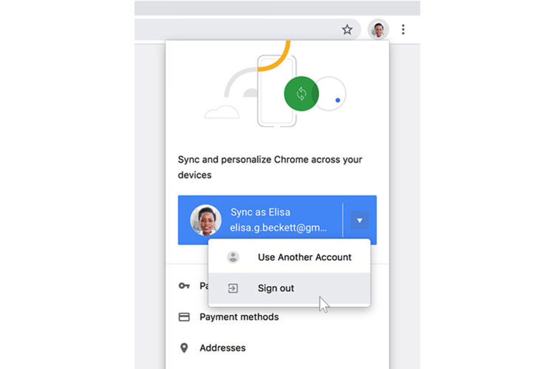 گوگل کروم 70