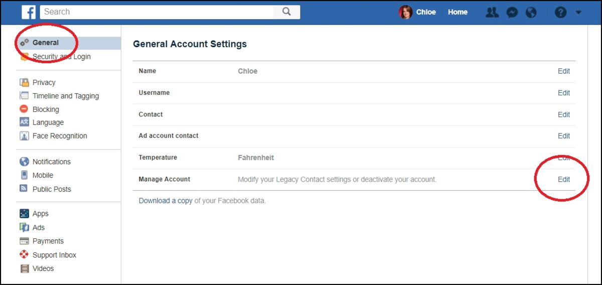 غیرفعال کردن فیسبوک / Facebook Deactivation