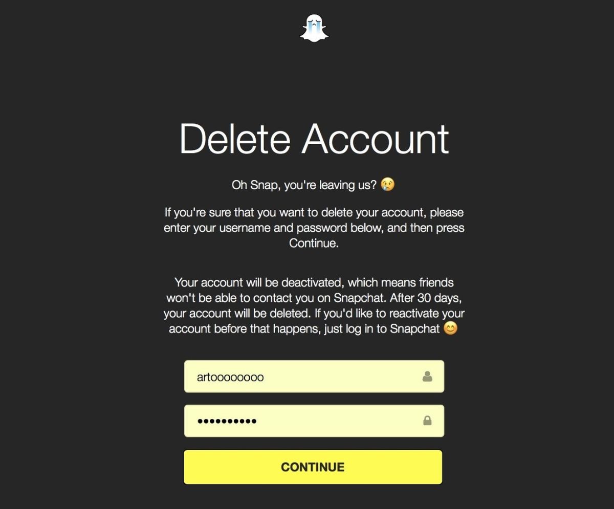 حذف اسنپچت / اسنپ چت / Snapchat Deleting