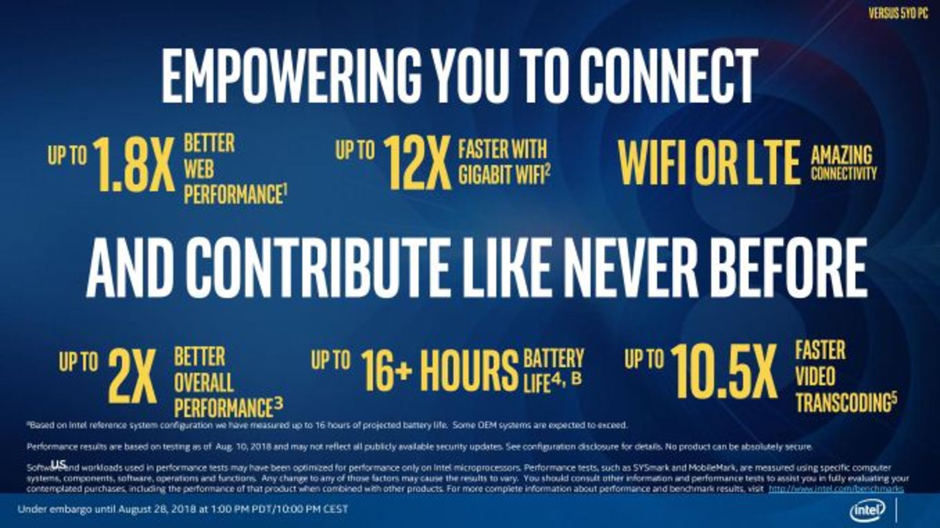 بهبودهای حاصل شده در پردازنده‌های ویسکی لیک و امبر لیک