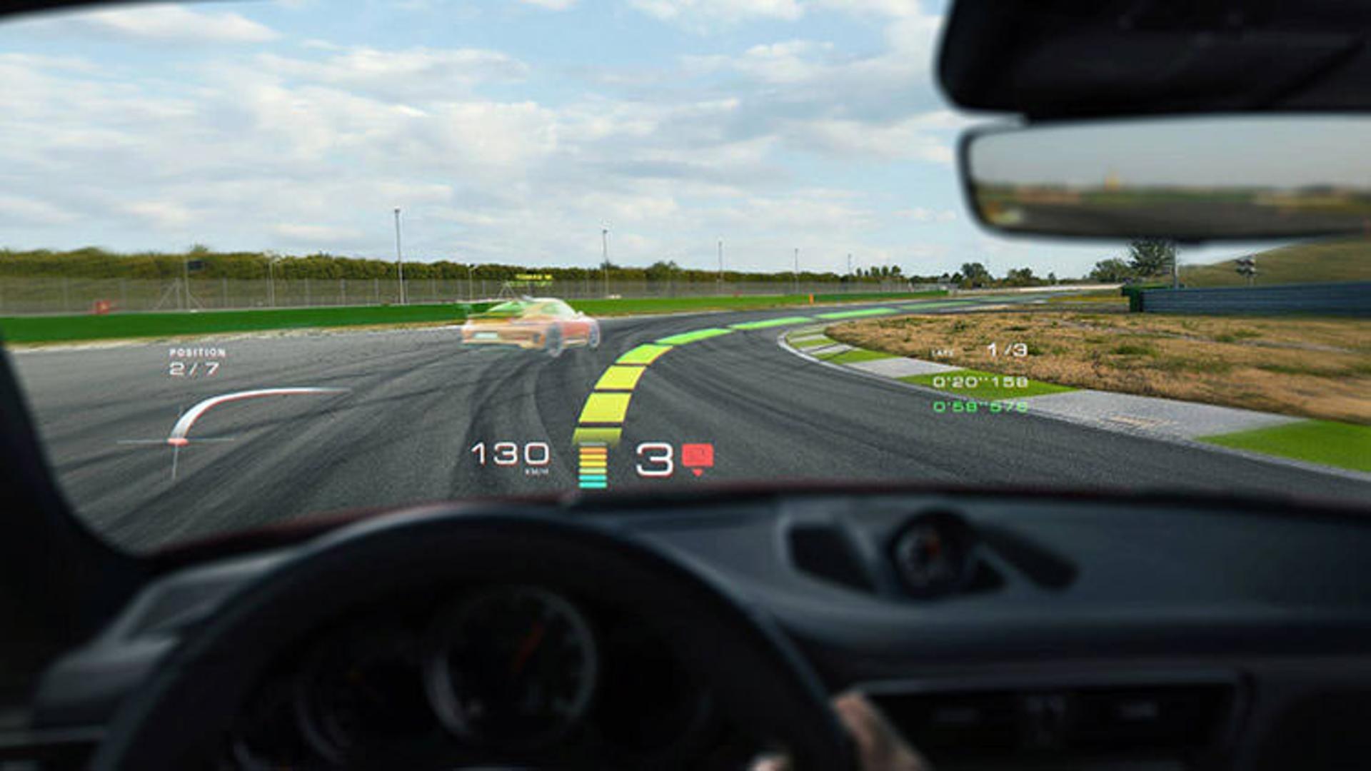 Porsche Hyundai WayRay Augmented Reality / واقعیت افزوده پورشه هیوندای وی‌ری