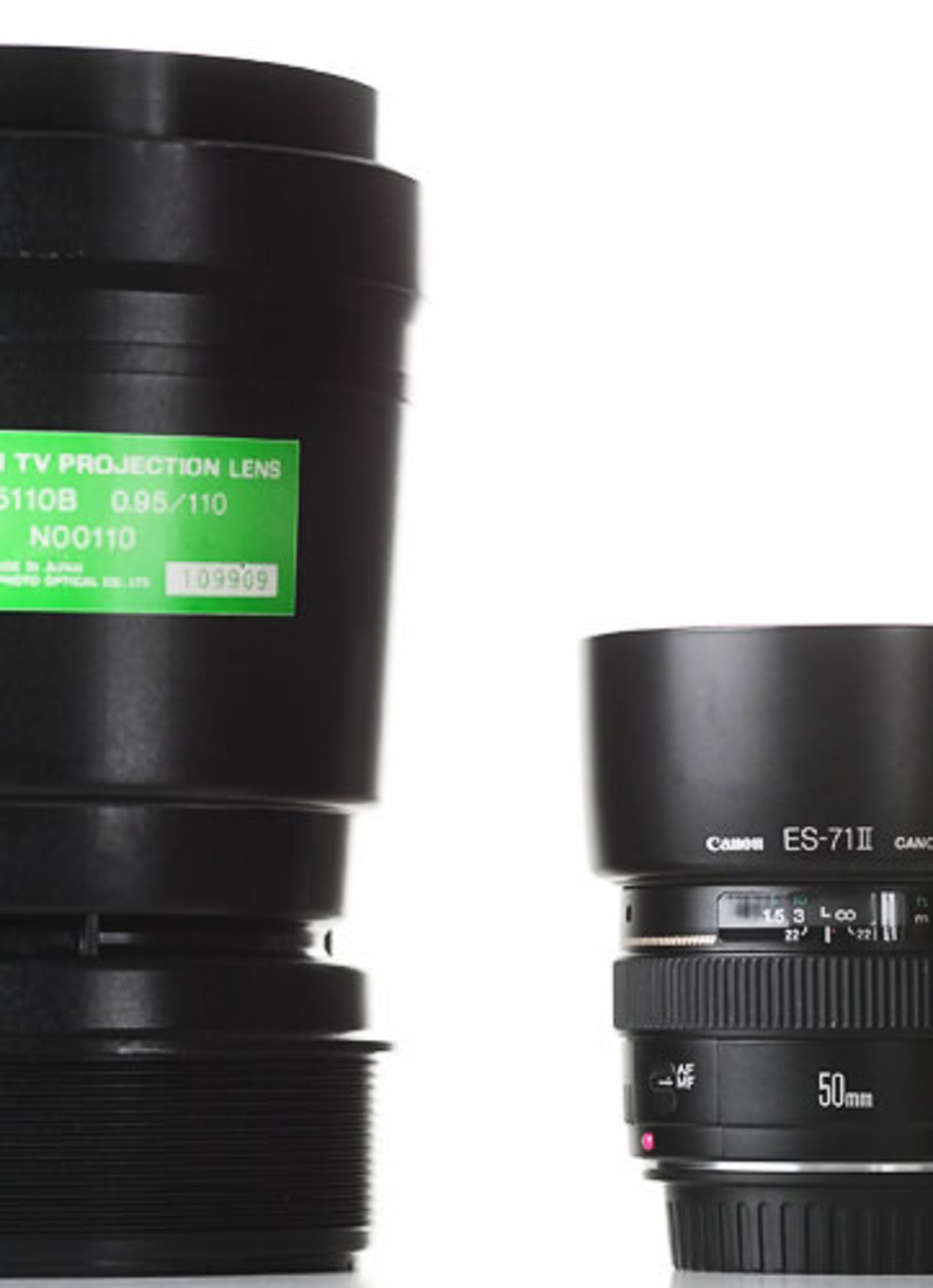 لنز با دیافراگم بازتر از f/1.0