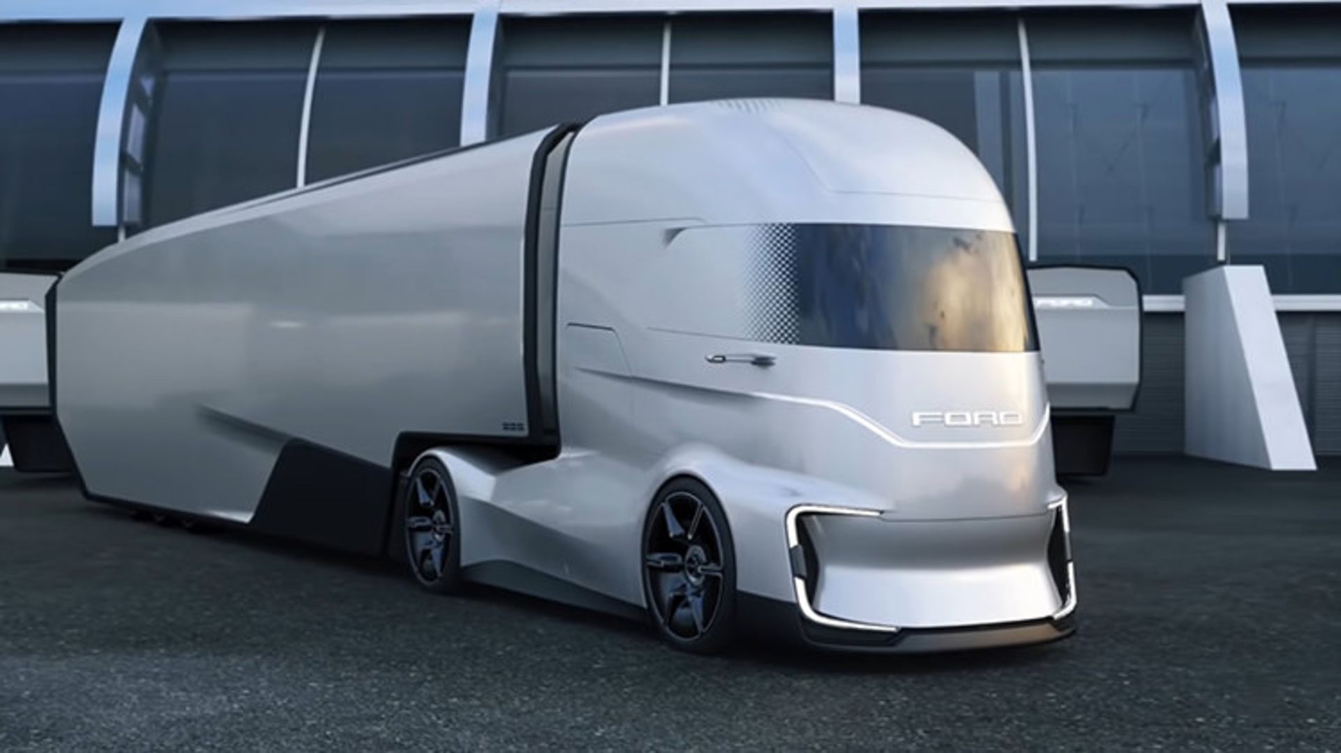 Ford F-Vision concept electric autonomous truck / کامیون مفهومی برقی خودران فورد اف-ویژن 