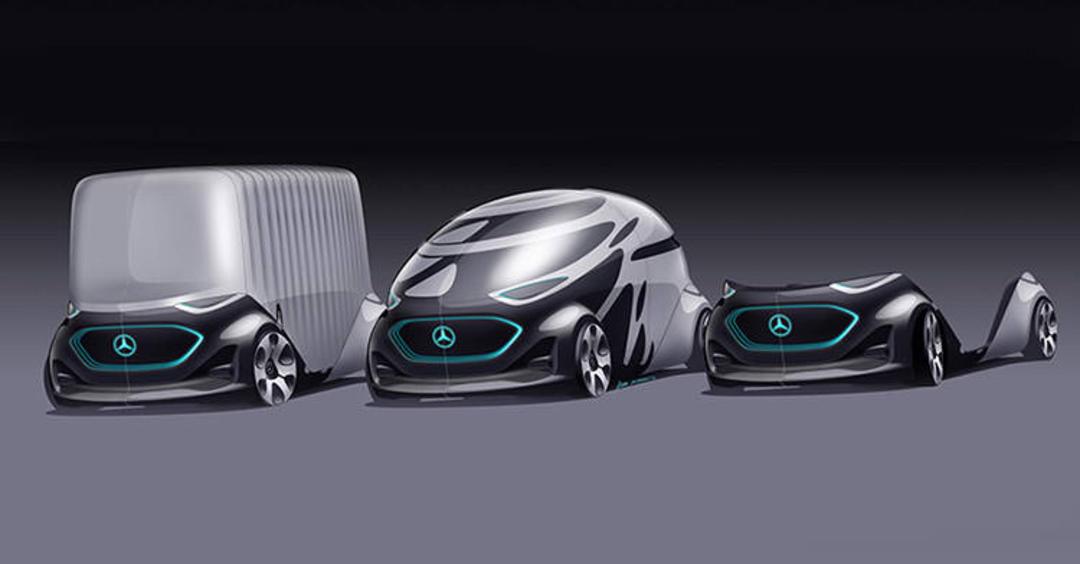 Mercedes-Benz Vision Urbanetic Autonomous car / خودروی خودران مرسدس بنز ویژن اوربانتیک