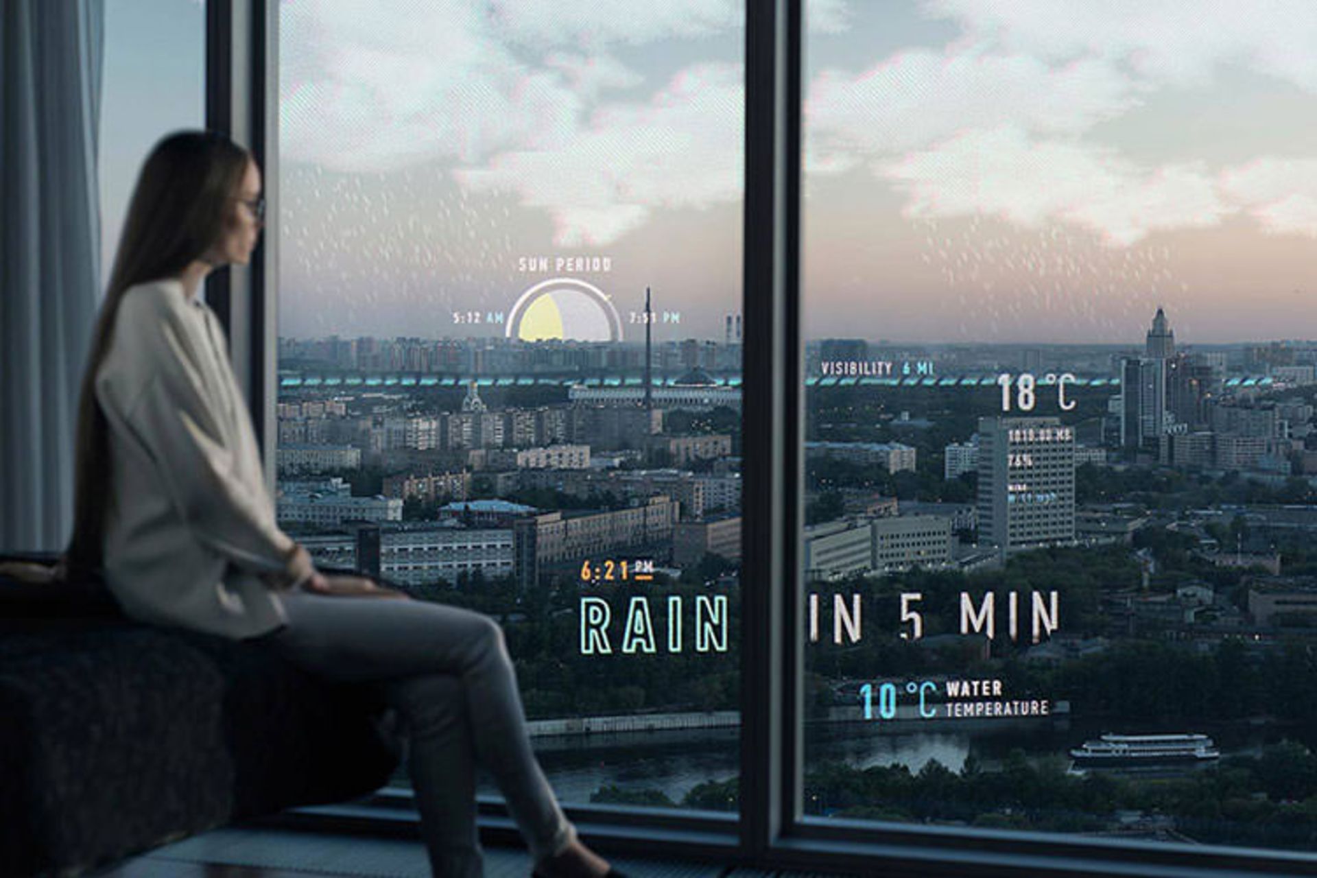 Porsche Hyundai WayRay Augmented Reality / واقعیت افزوده پورشه هیوندای وی‌ری