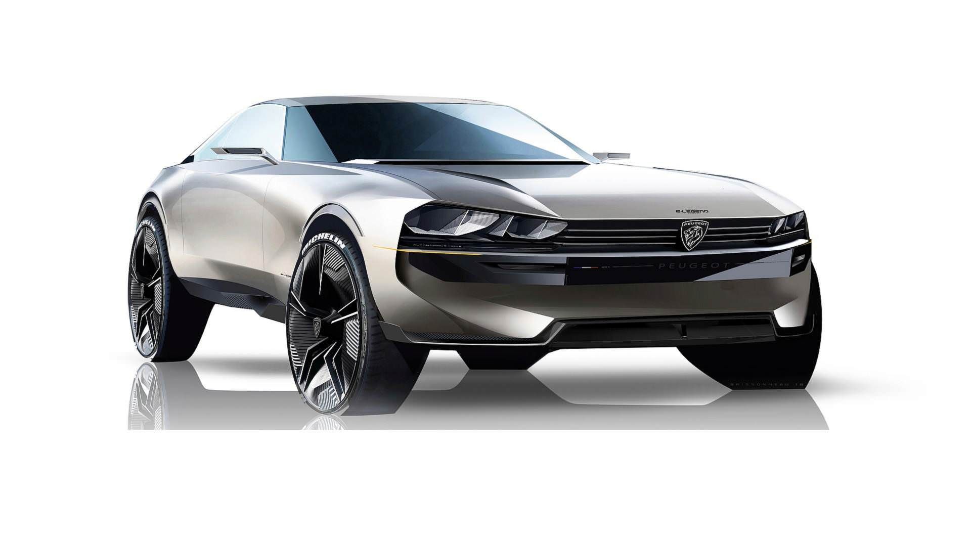 Peugeot e-Legend Concept / خودروی مفهومی برقی خودران پژو ای-لجند