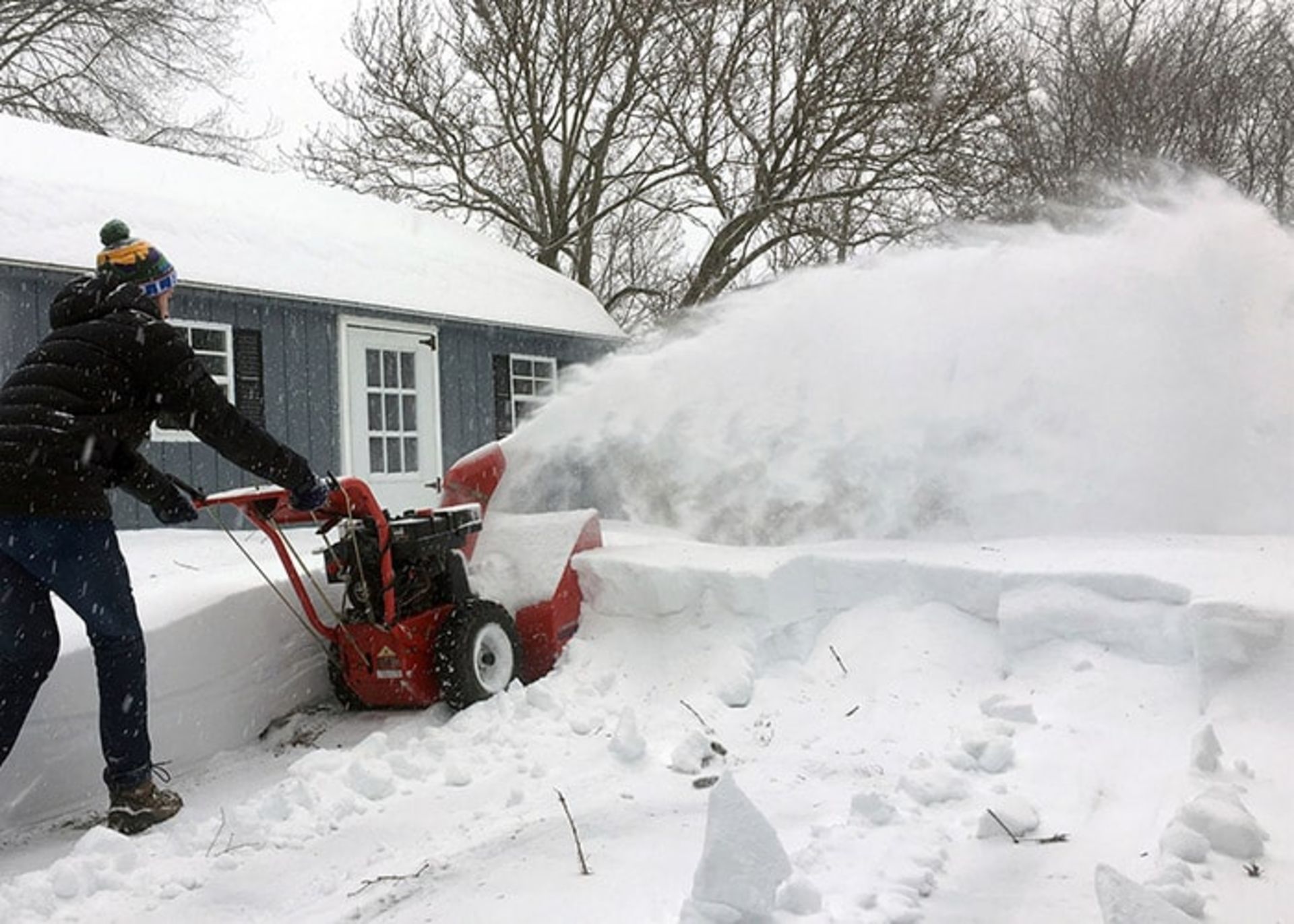 بارش برف سنگین در آمریکا