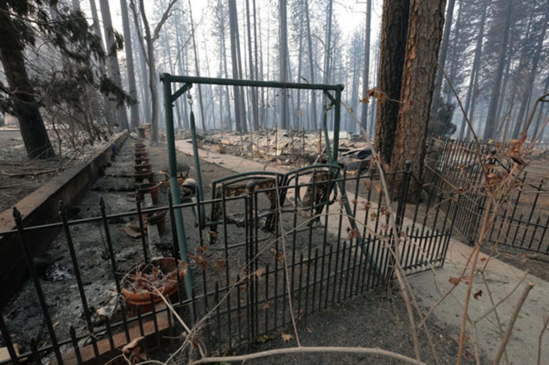 نابودی شهر پارادایس بعد از آتش سوزی گسترده کالیفرنیا