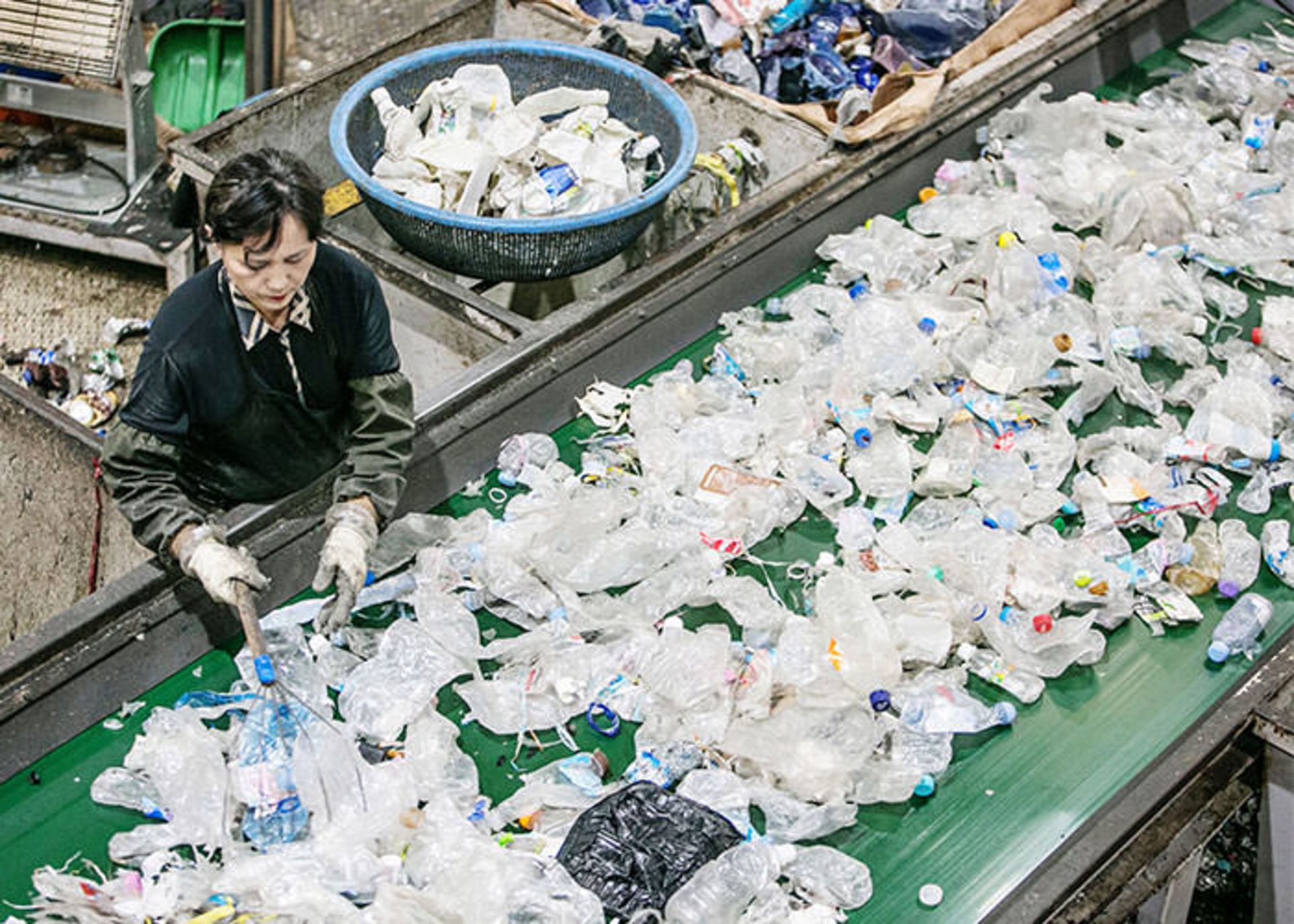 زباله های بازیافتی