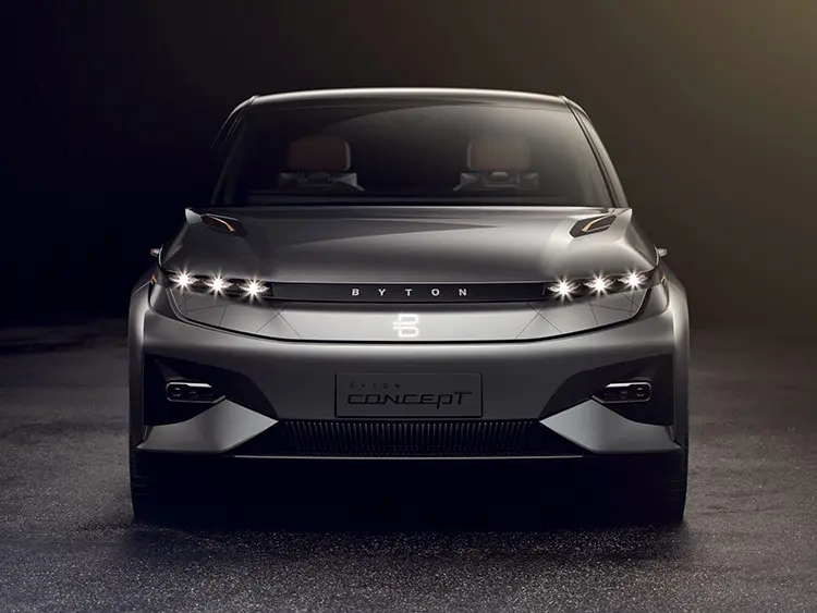 Byton electric car / خودروی الکتریکی بایتون