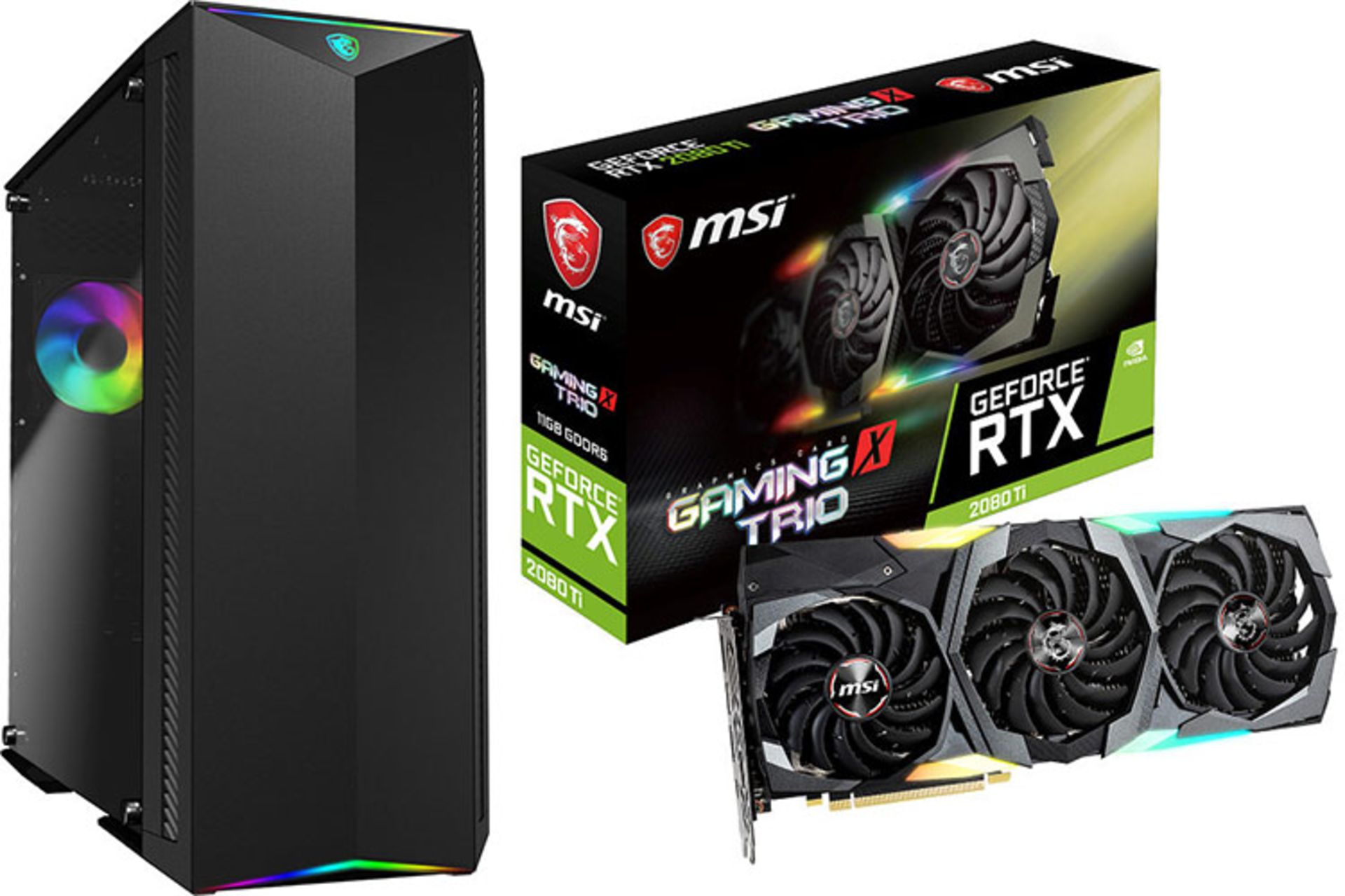 MSI Gungnir 100 Case & GeForce RTX 2080 TRIO X Gaming