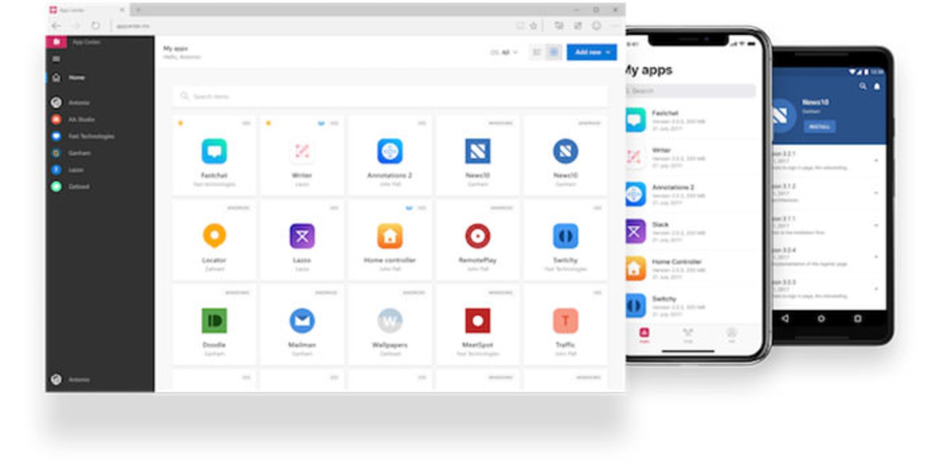 visual studio app center