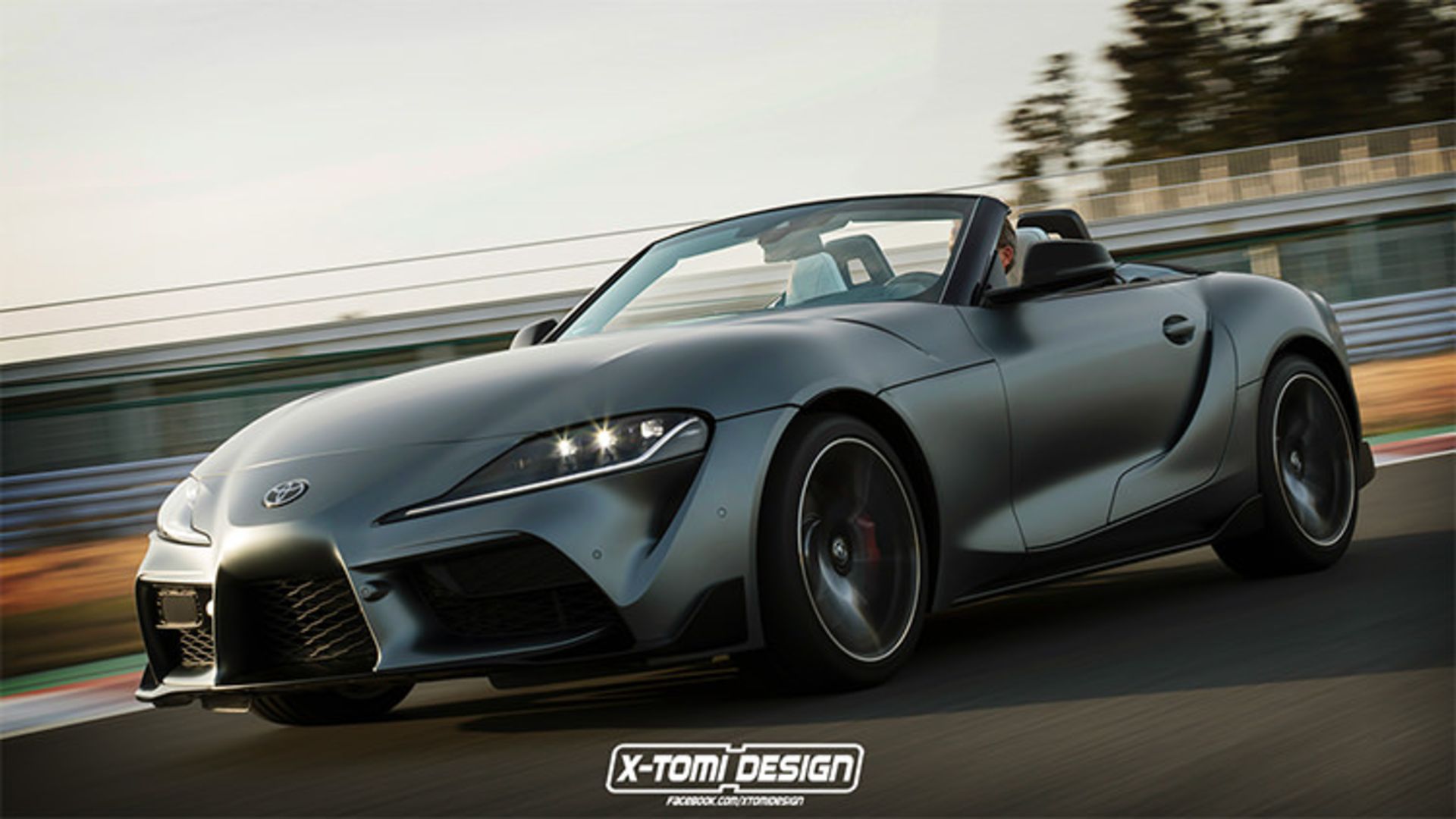 Toyota Supra Cabriolet Render