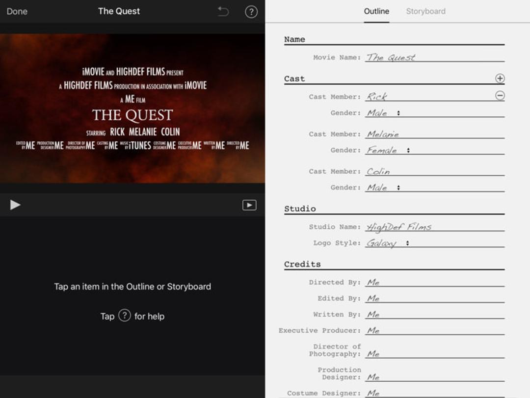 iMovie