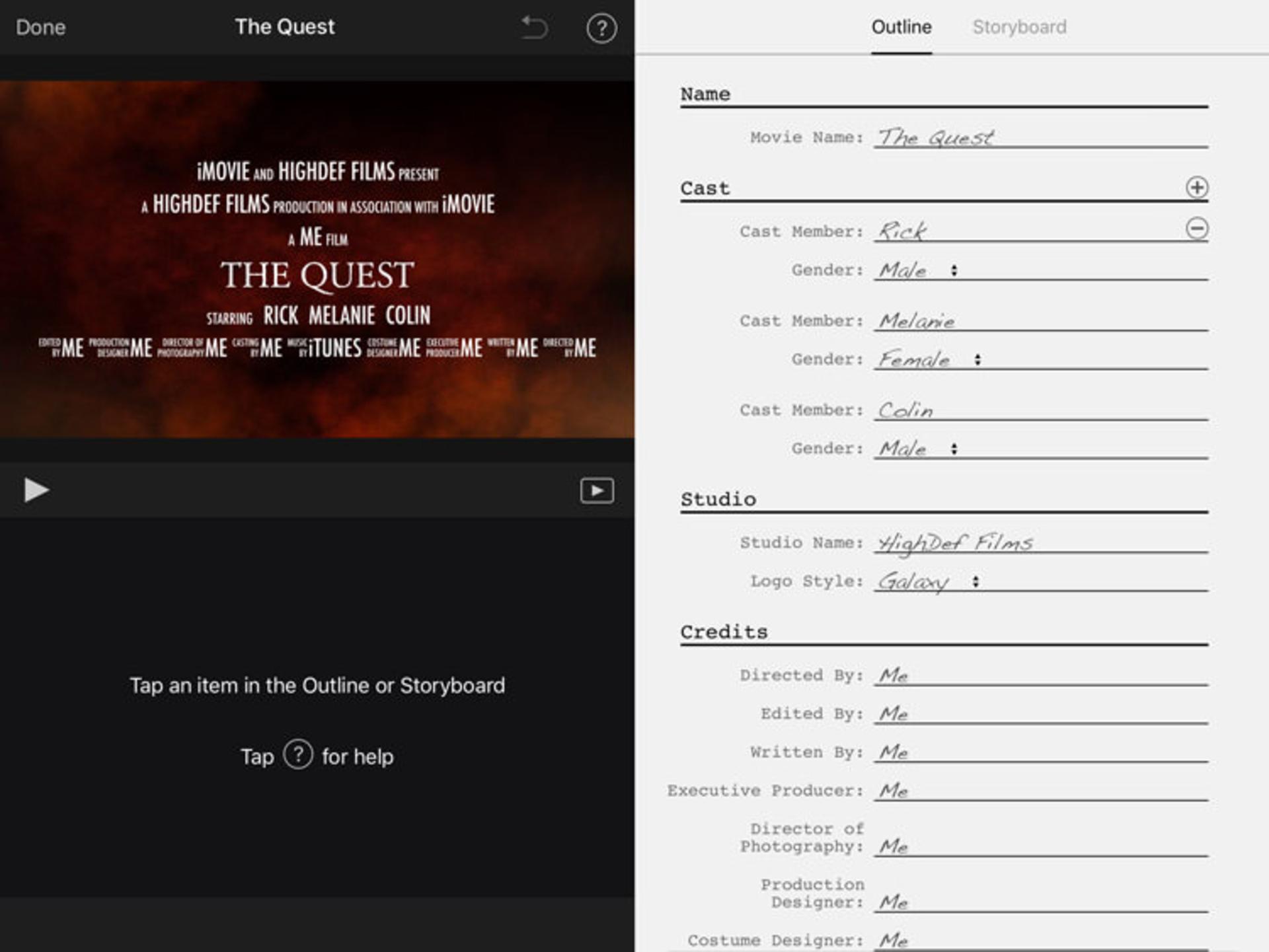 iMovie