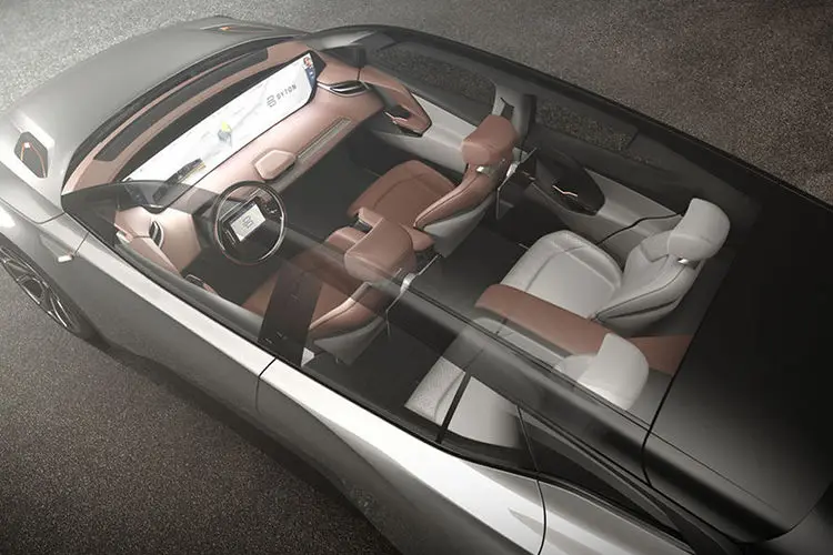 Byton electric car / خودروی الکتریکی بایتون