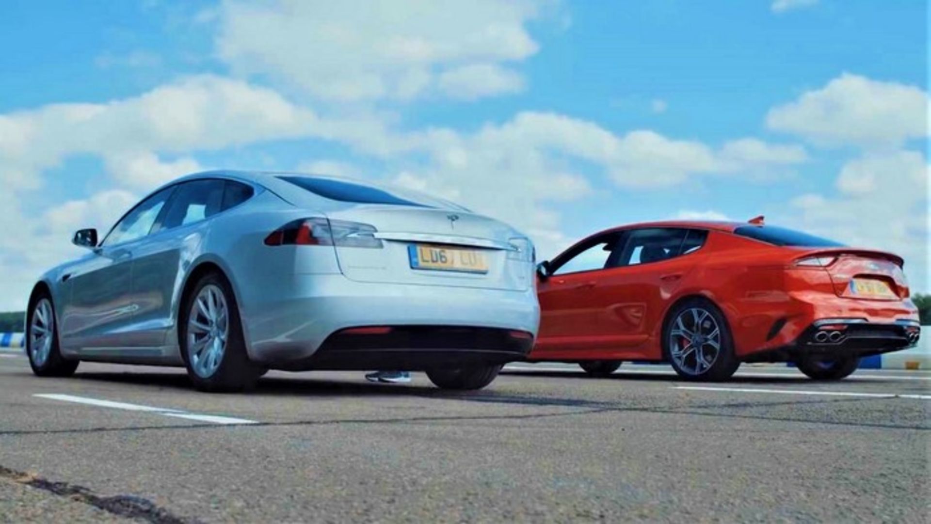 tesla model s/kia stinger