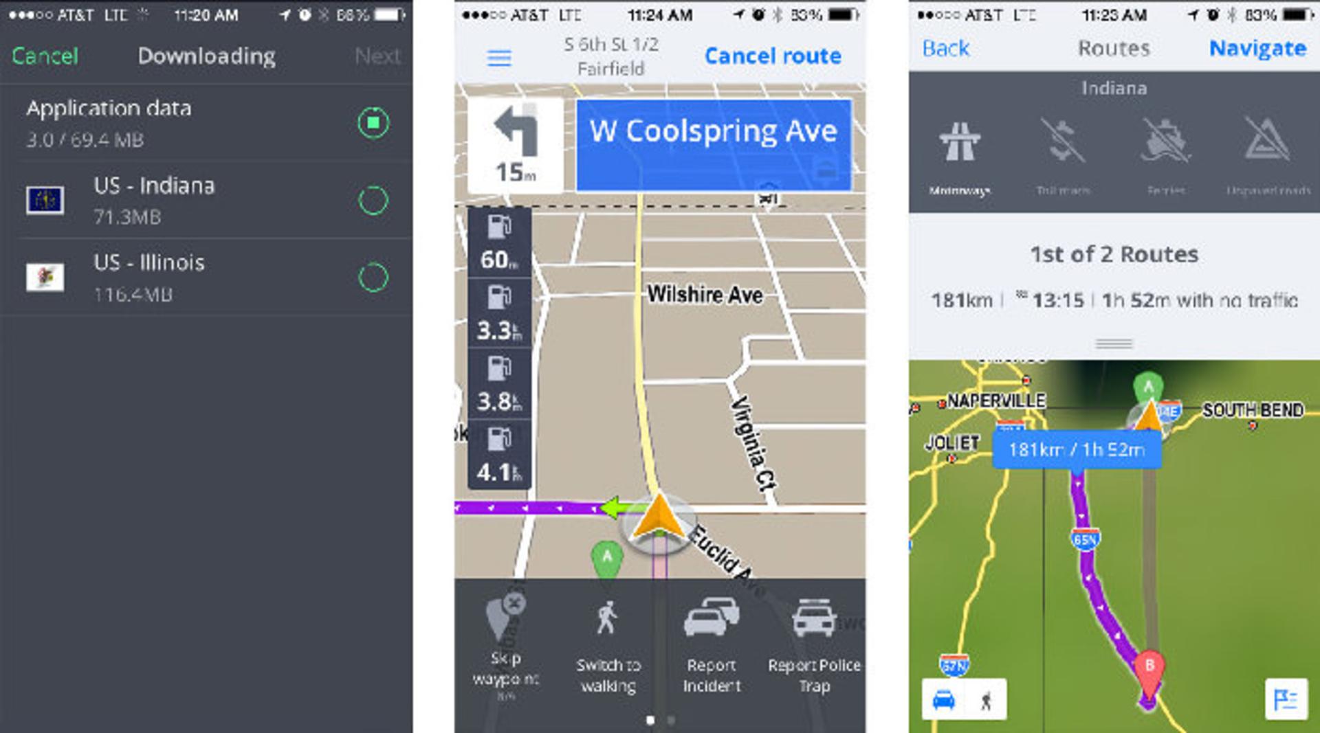 اپلیکیشن های راهیابی/ navigation apps
