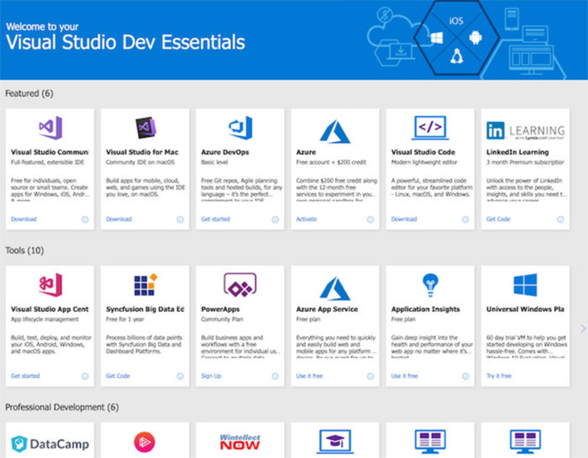 Dev essentials
