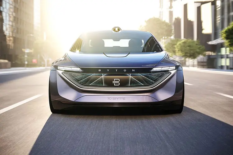 Byton electric car / خودروی الکتریکی بایتون
