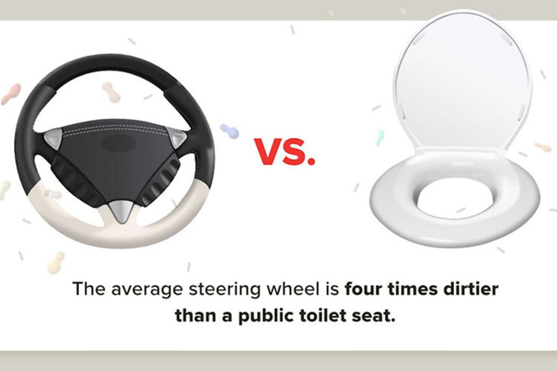 غربیلک فرمان خودرو / صندلی توالت فرنگی