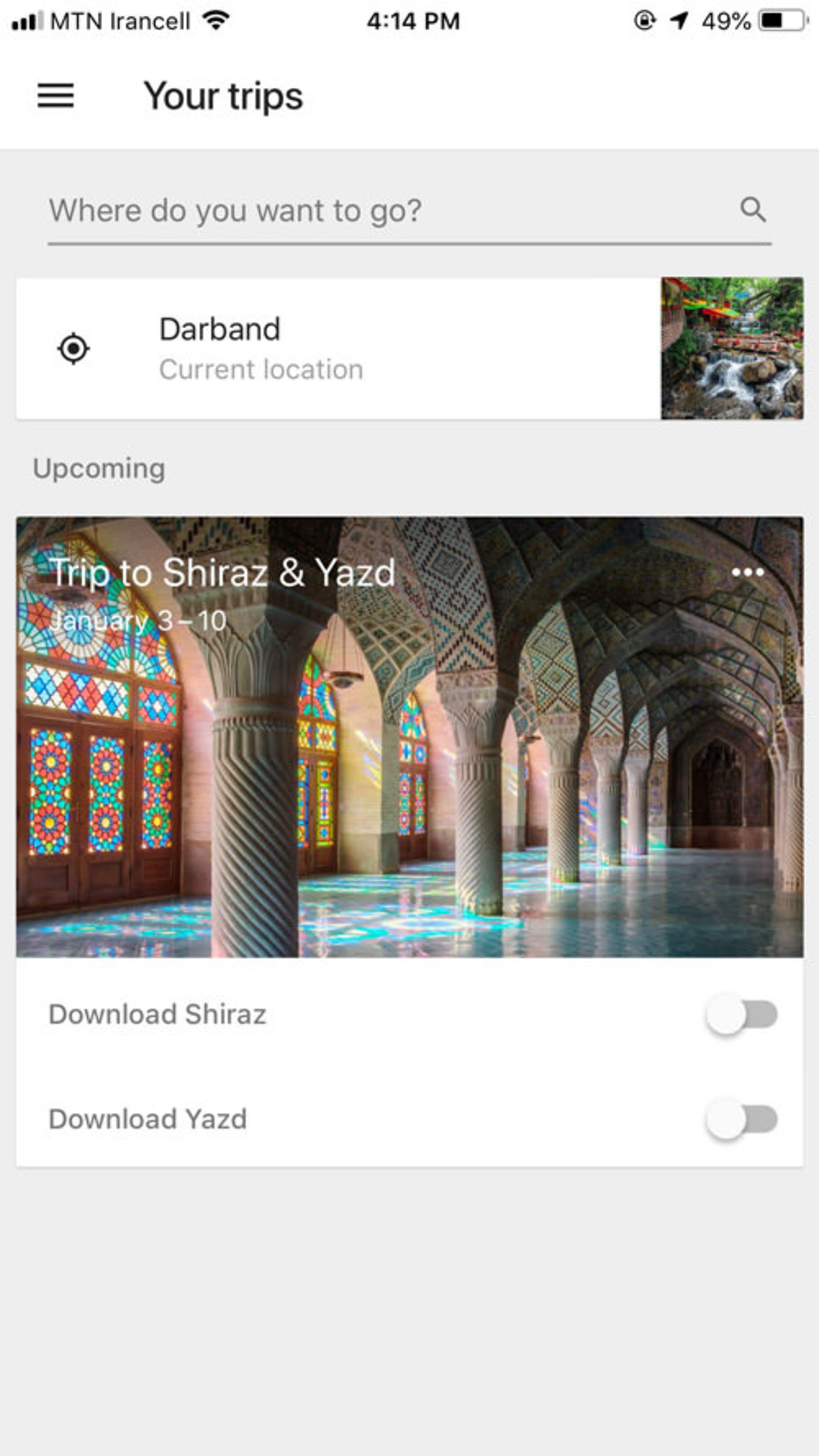 Google Trips
