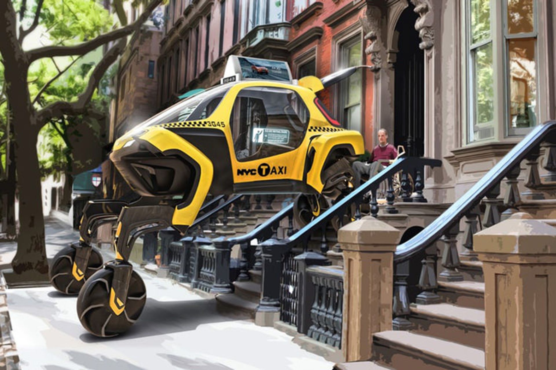 Hyundai Elevate robotic car / هیوندای رباتیک