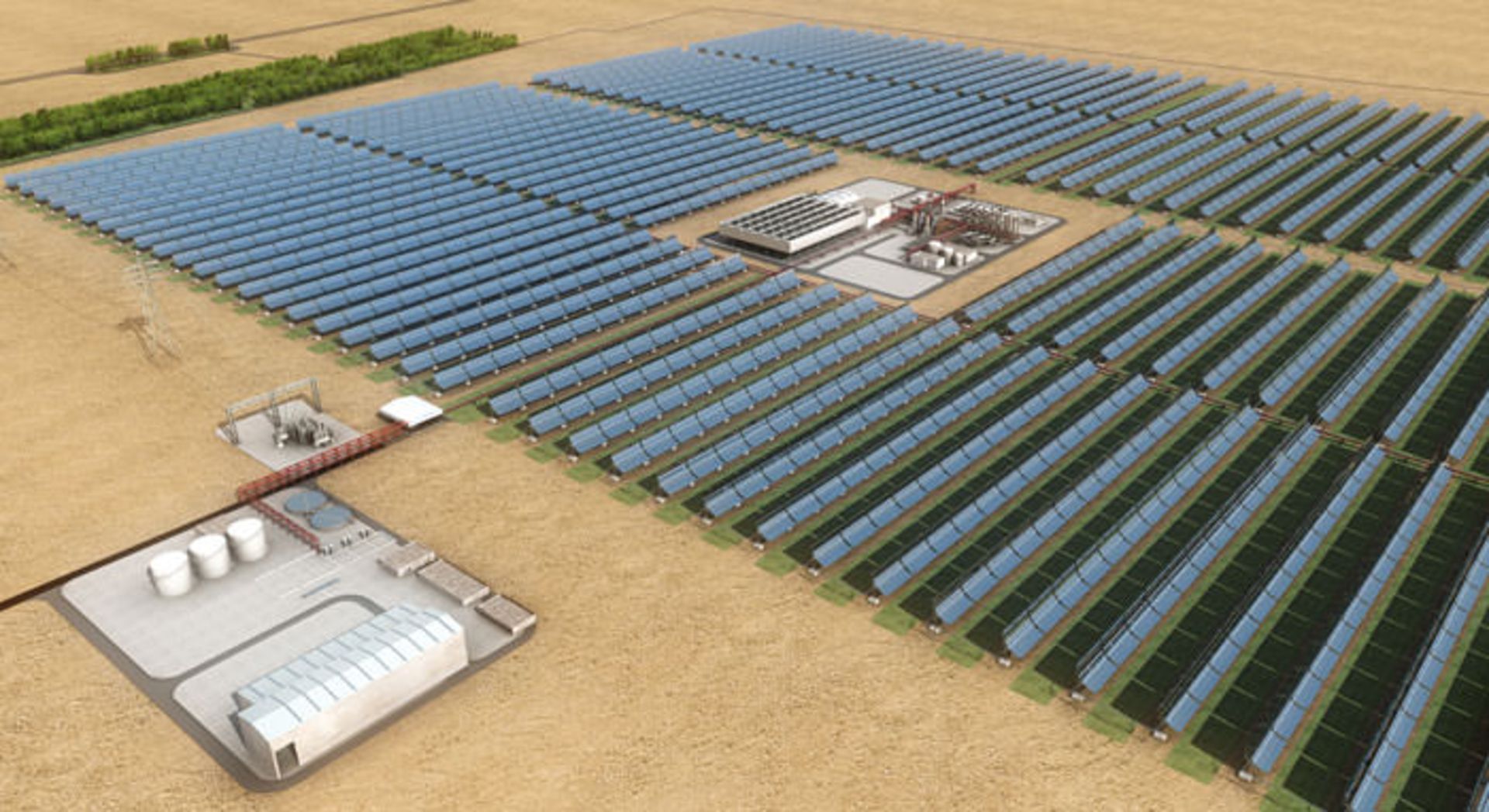 خورشیدی دبی / Dubai solar plant