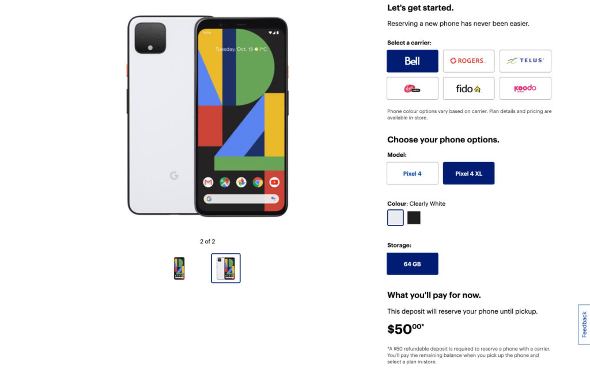 گوگل پیکسل 4 / Google Pixel 4